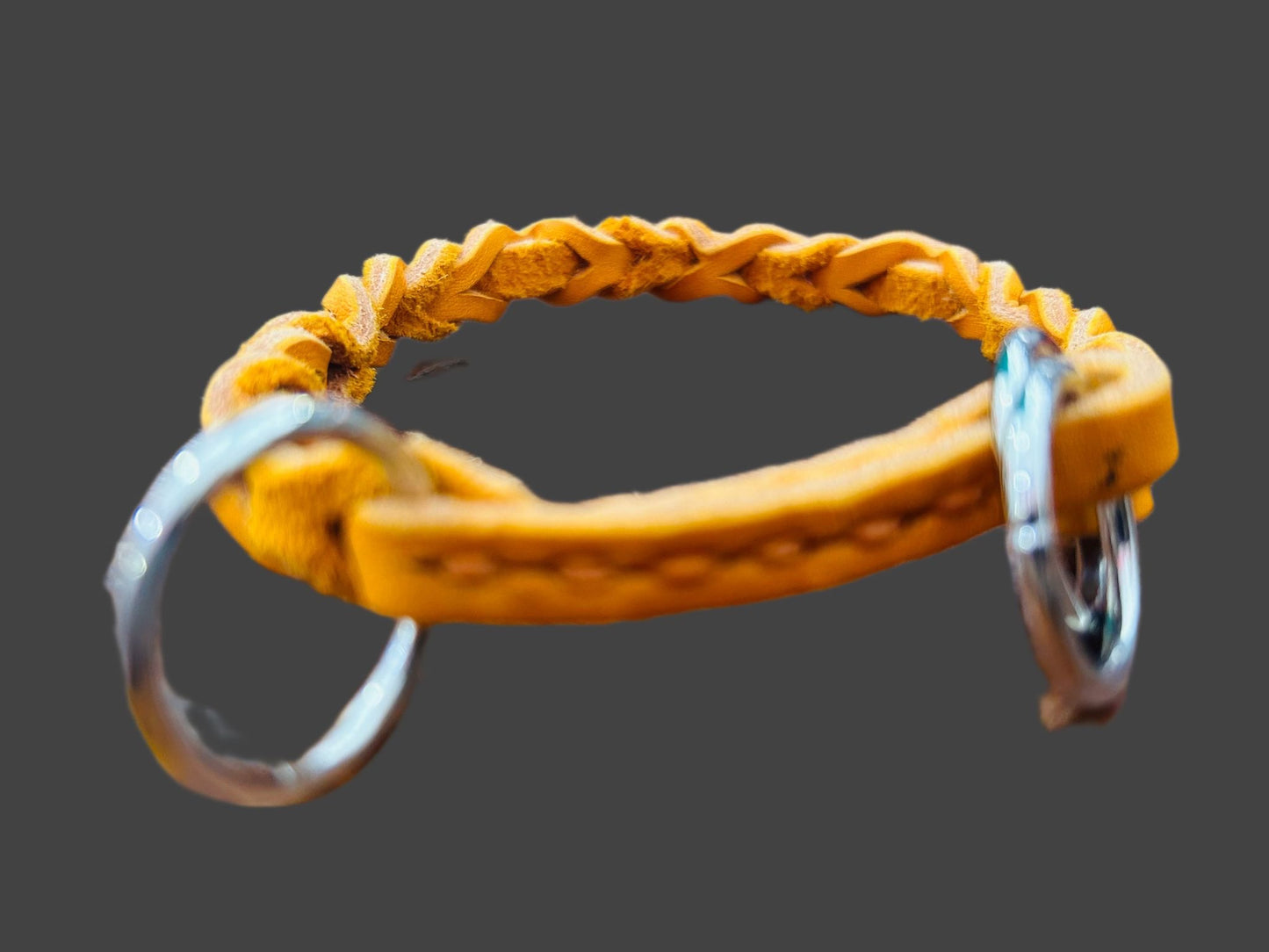 Zugstopp-Halsband aus Fettleder