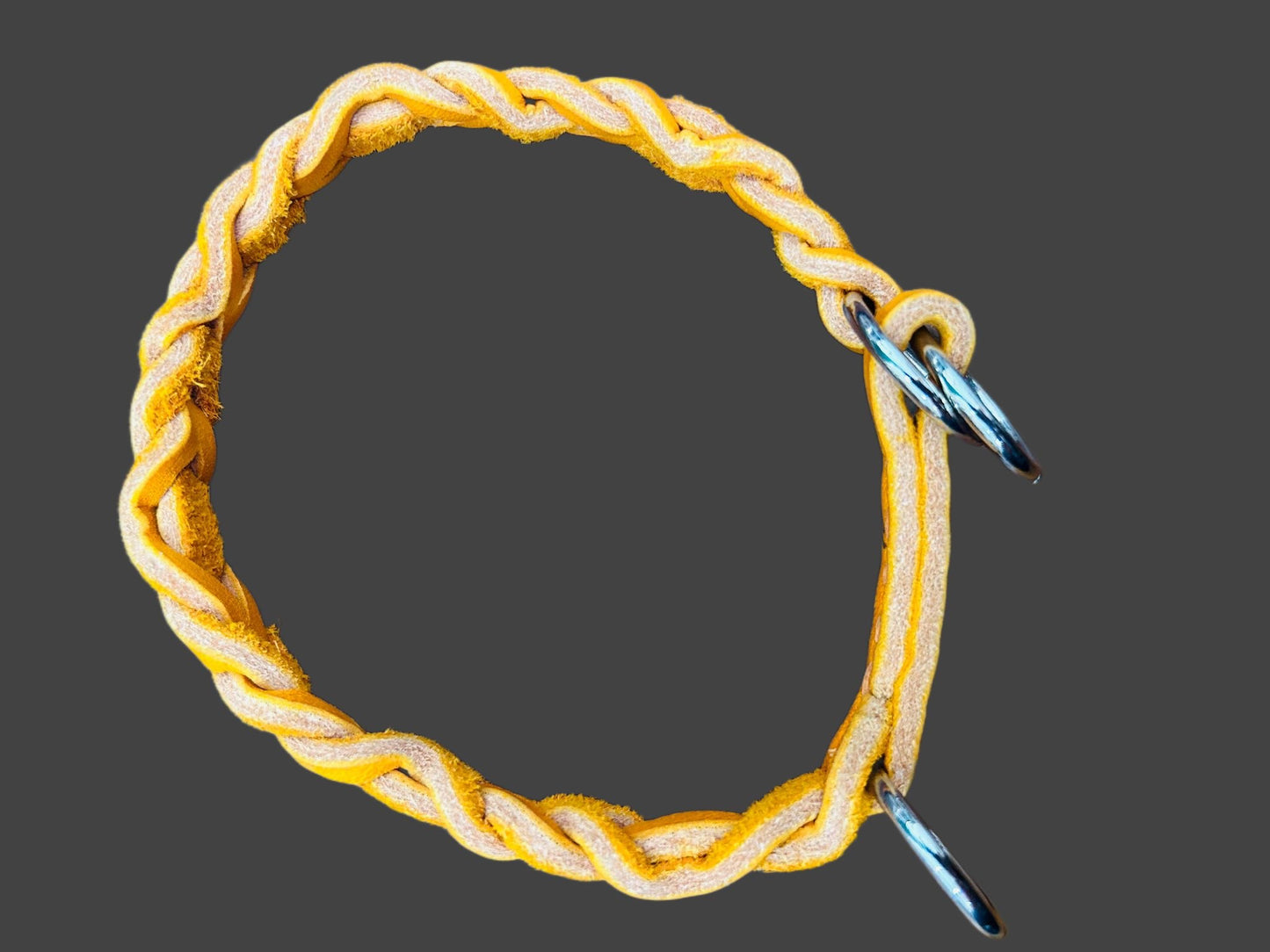 Zugstopp-Halsband aus Fettleder