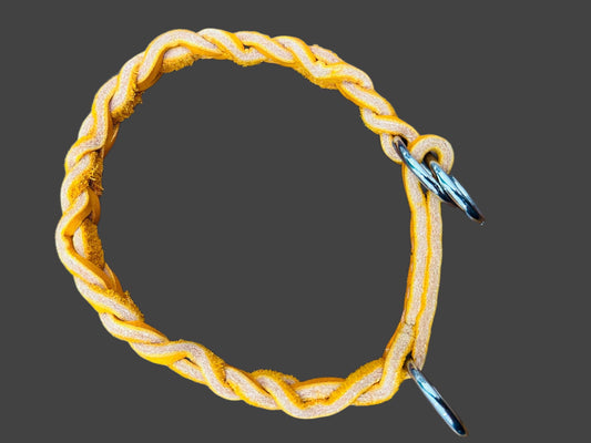Pull-stop collar greased leather